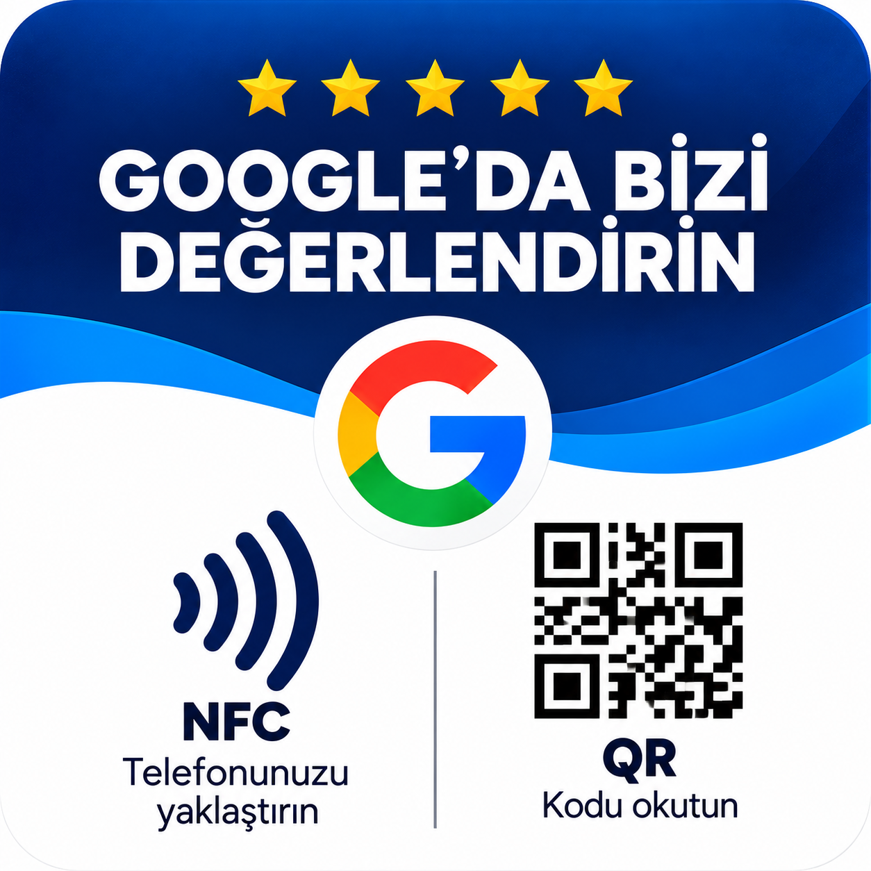 Google Nfc Yorum Kartı